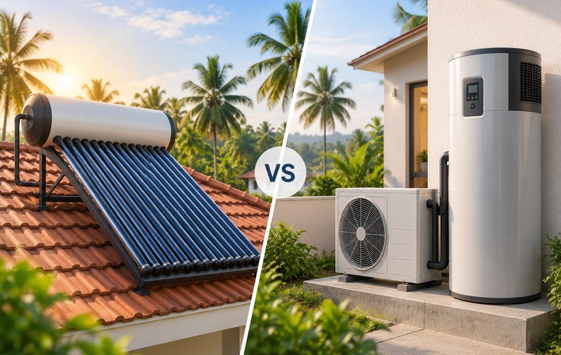 Solar Water Heater vs Heat Pump: Which Suits a Kerala Home?