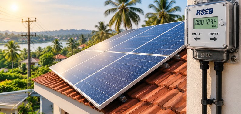 How KSEB Net Metering Works for Rooftop Solar in Kerala